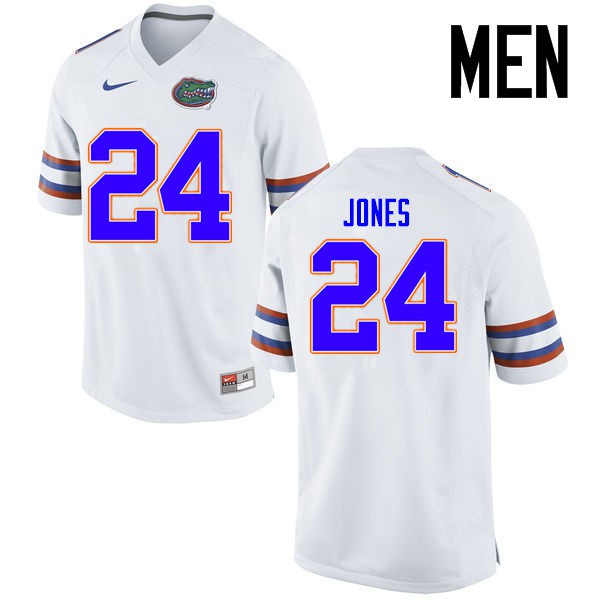 Florida Gators Men #24 Matt Jones College Football Jersey White